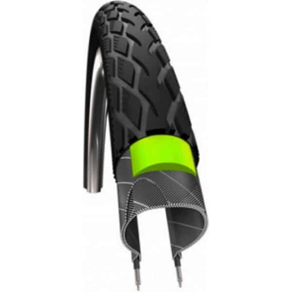 Btb 26x1.75 green marathon Zwart